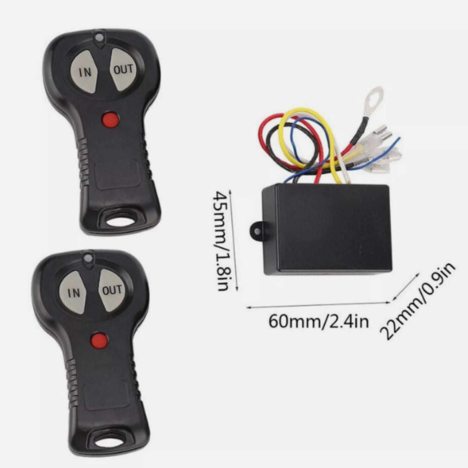 For Badlands Wireless Winch Remote 1Pair Wireless Controller 12V Handset WinchhN