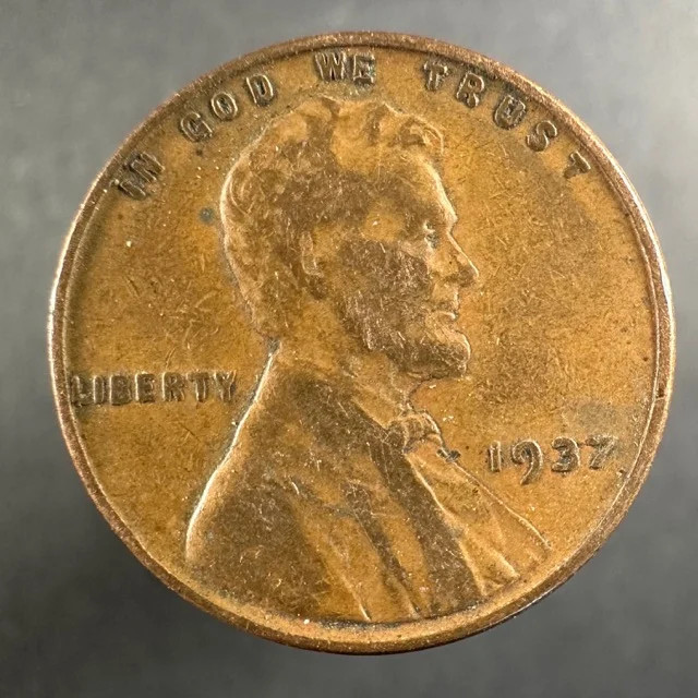 1937 Lincoln Wheat Cent - Strong Details
