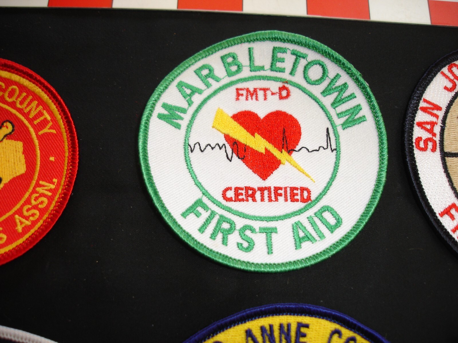 firefighting rescue fire department vintage patch collection