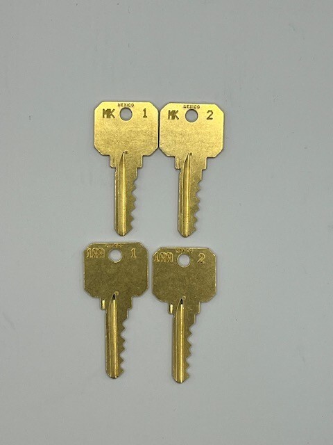 Locksmith Building Master Key System Schlage 5 Pin with Chart and Keys