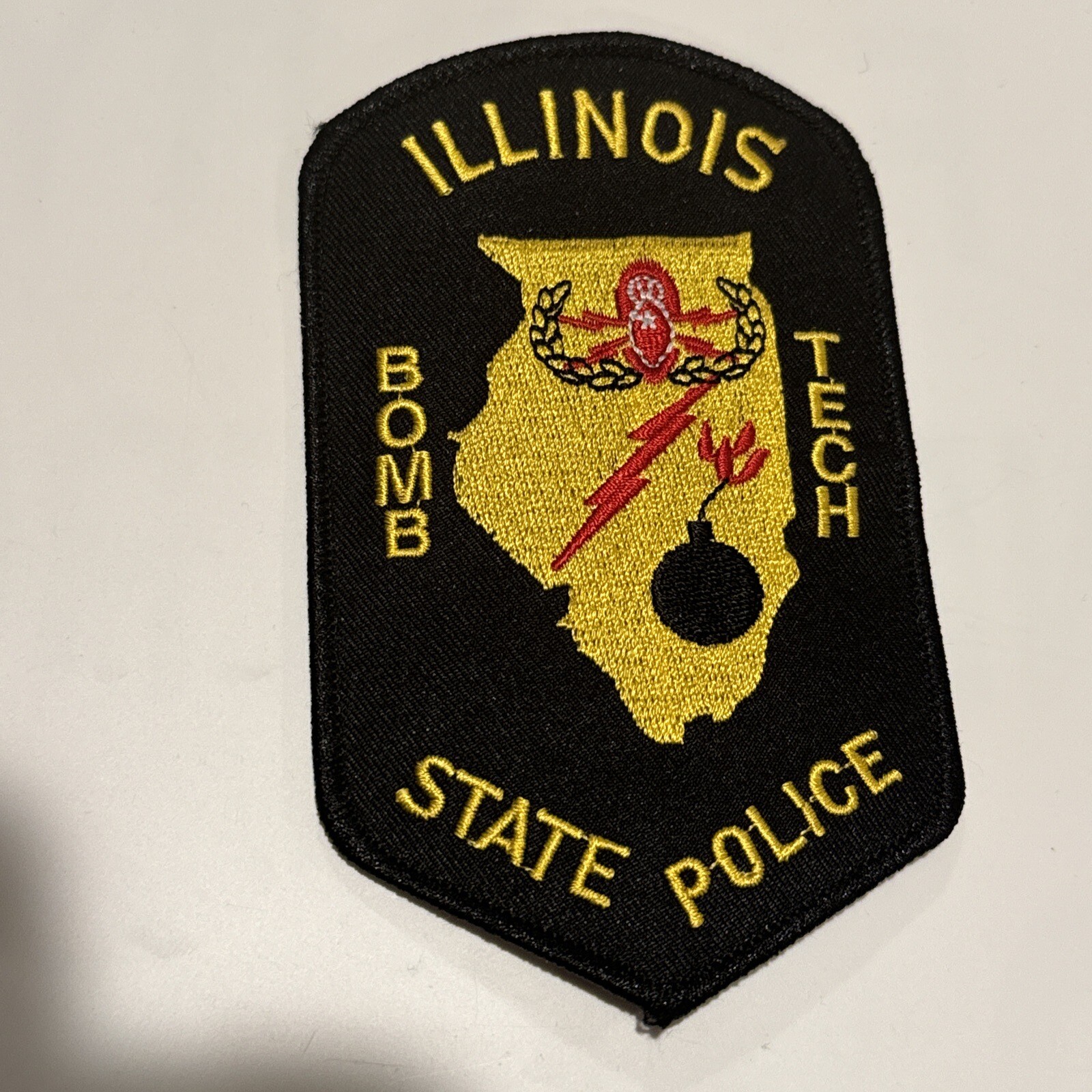 Illinois State Police Bomb Tech Shoulder Patch