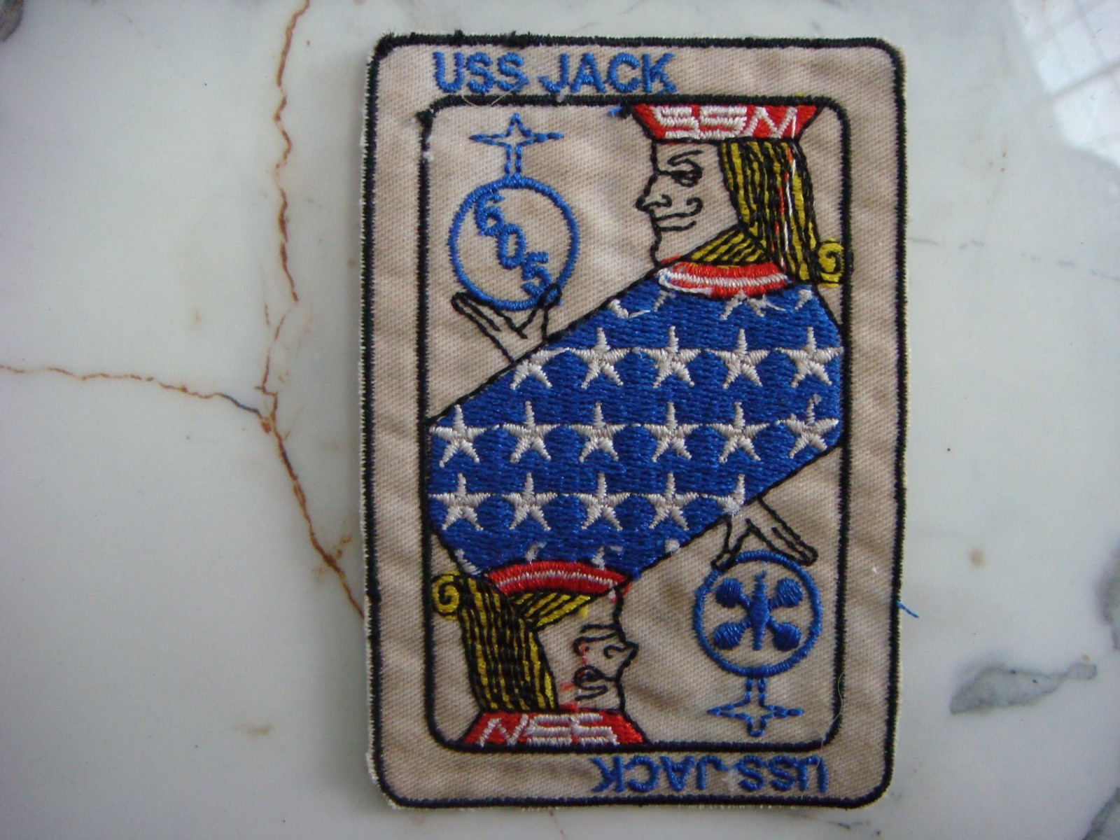 US NAVY SUBMARINE USS JACK SSN 605 PATCH