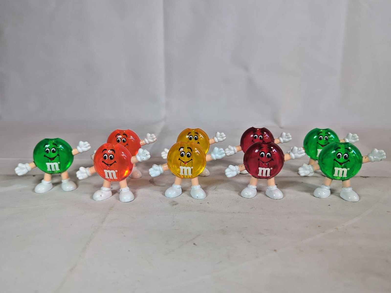 VTG M&M Character Christmas Light Covers Only 1990's Lot of 9 E5