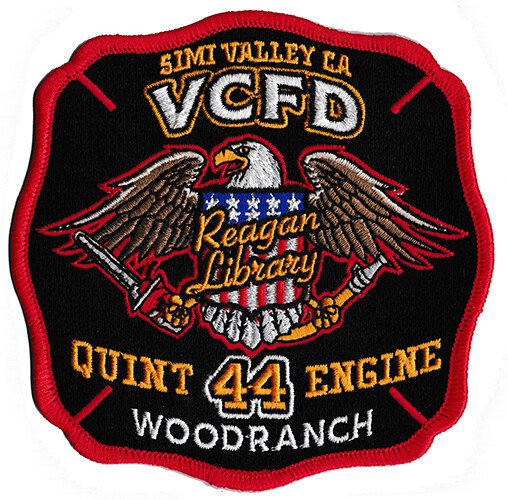 Ventura CA Station 44 Wood Ranch Black Simi Valley NEW Fire Patch .