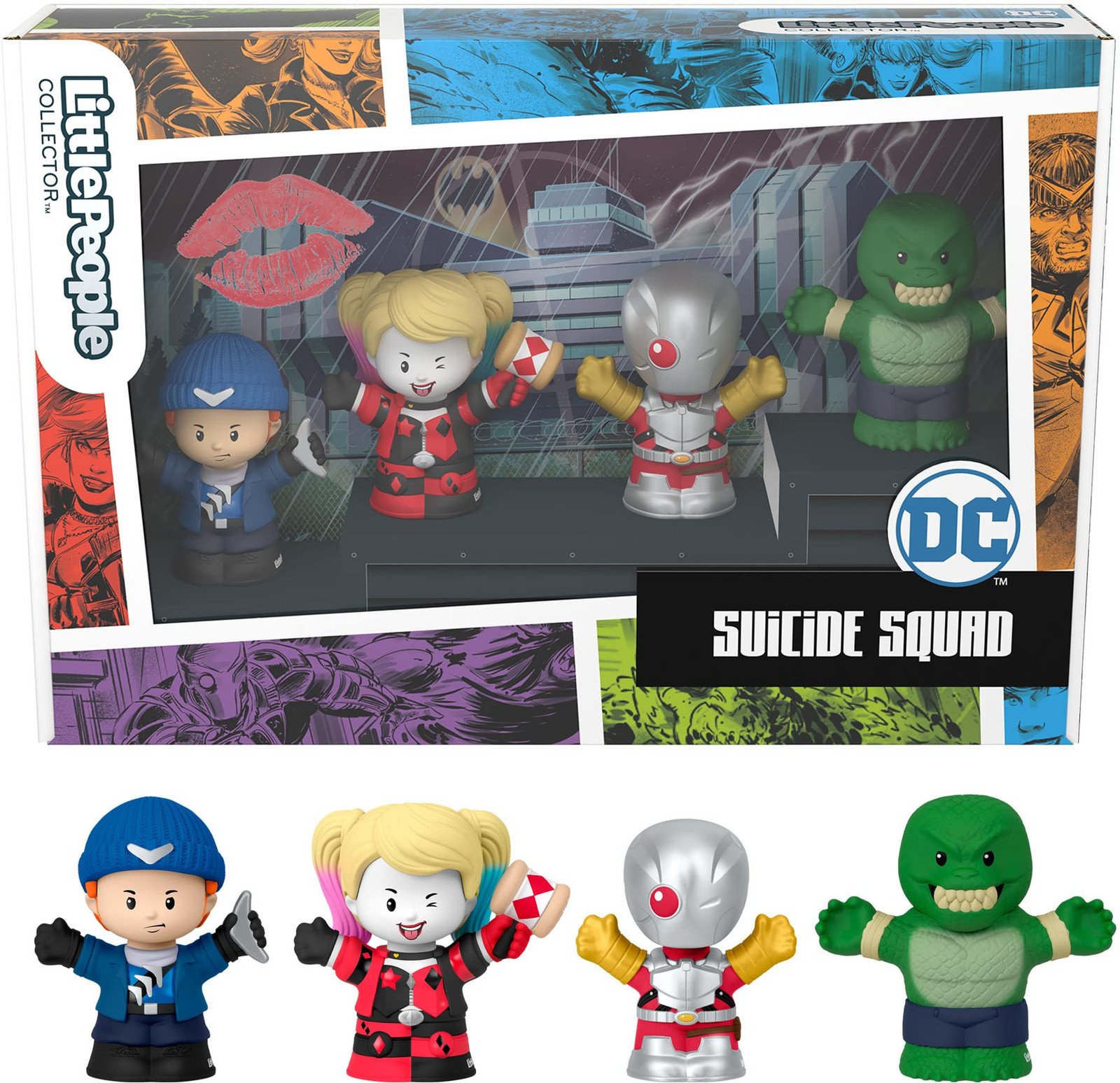 Little People Collector DC Suicide Squad Special Edition 4-Figure Set for Adults
