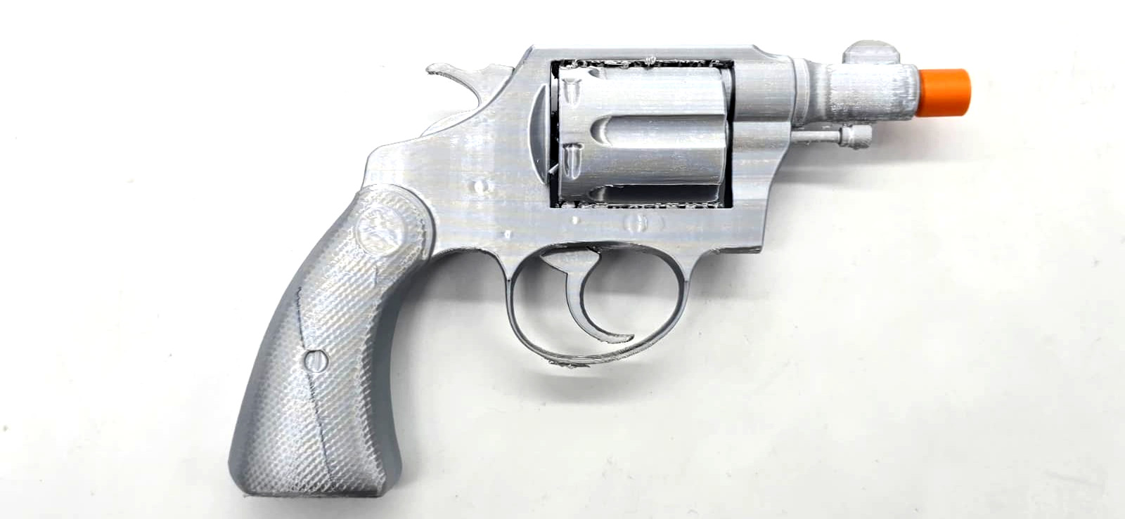 Replica Colt .38 Detective Special Prop Gun For Fantast & Cosplay Silver