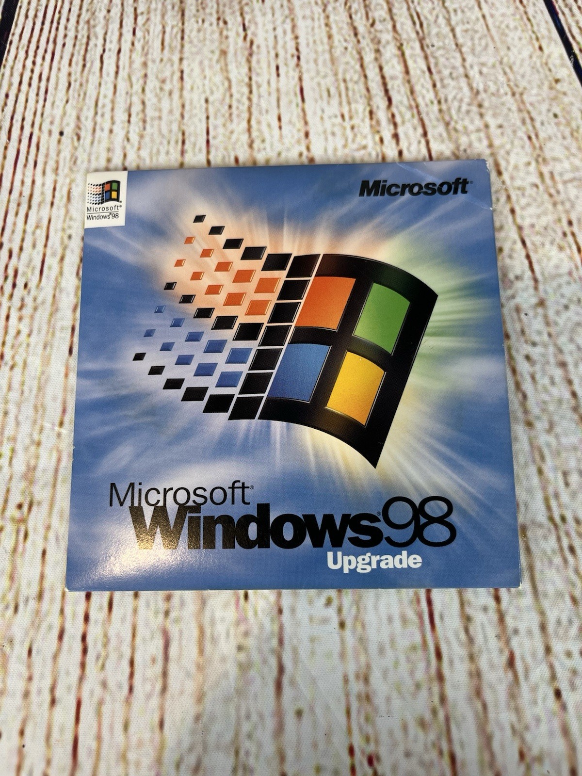 Microsoft Windows 98 Upgrade For Windows Users CD-ROM w/ Product Key~New Sealed