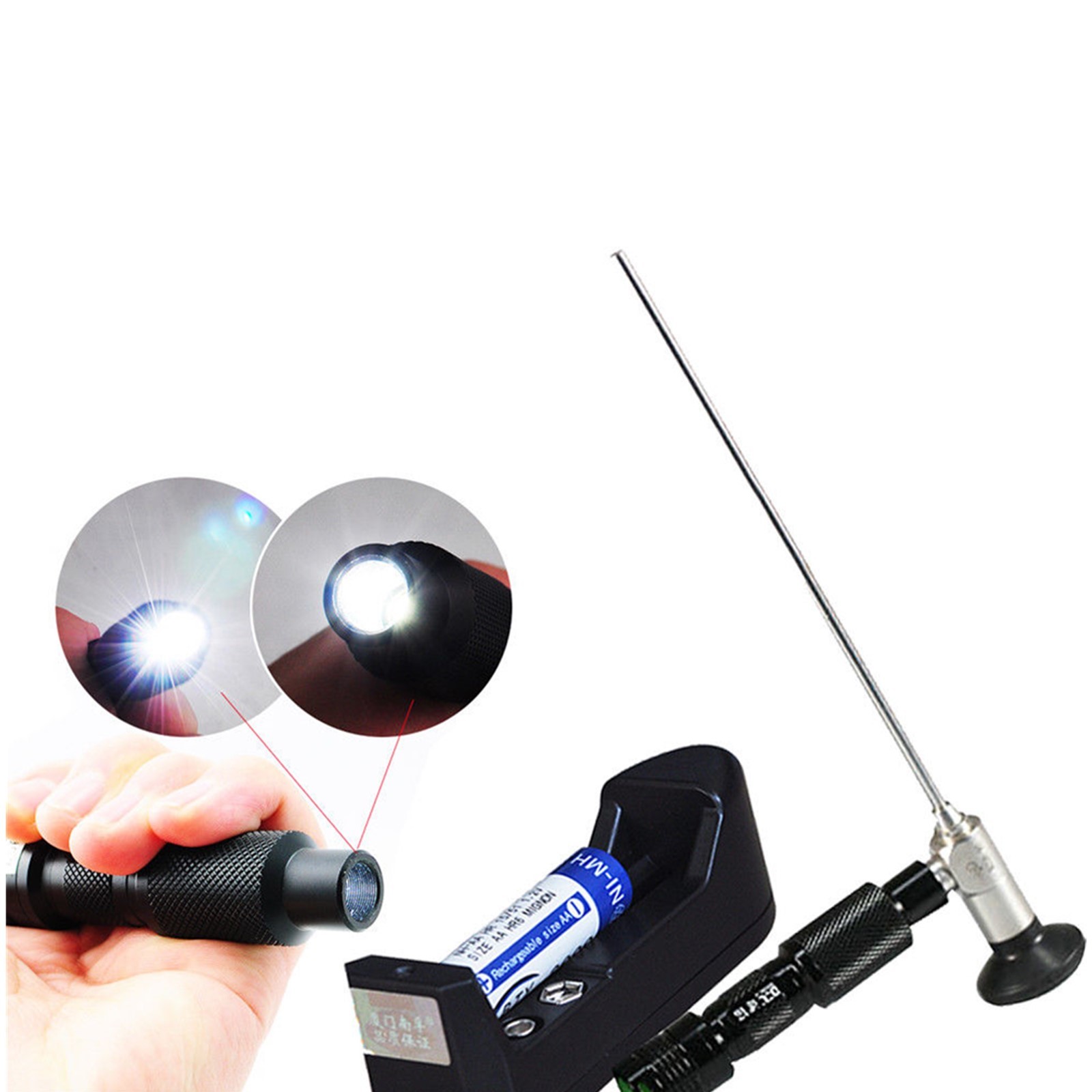 CE 10W Portable Handheld LED Cold Light Source fit for STORZ WOLF Endoscopy A++