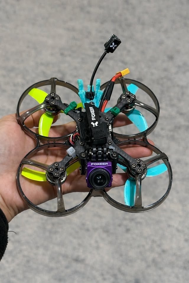 Foxeer Foxwhoop 25 HD Cinewhoop DJI Vista ELRS 2.4GHz Teal 2.5" + Extra Props