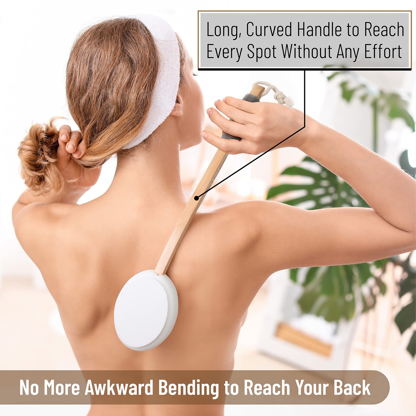 Slick- Lotion Applicator, 17 inch, Applicators for Your 1 Pack, Grey Grip