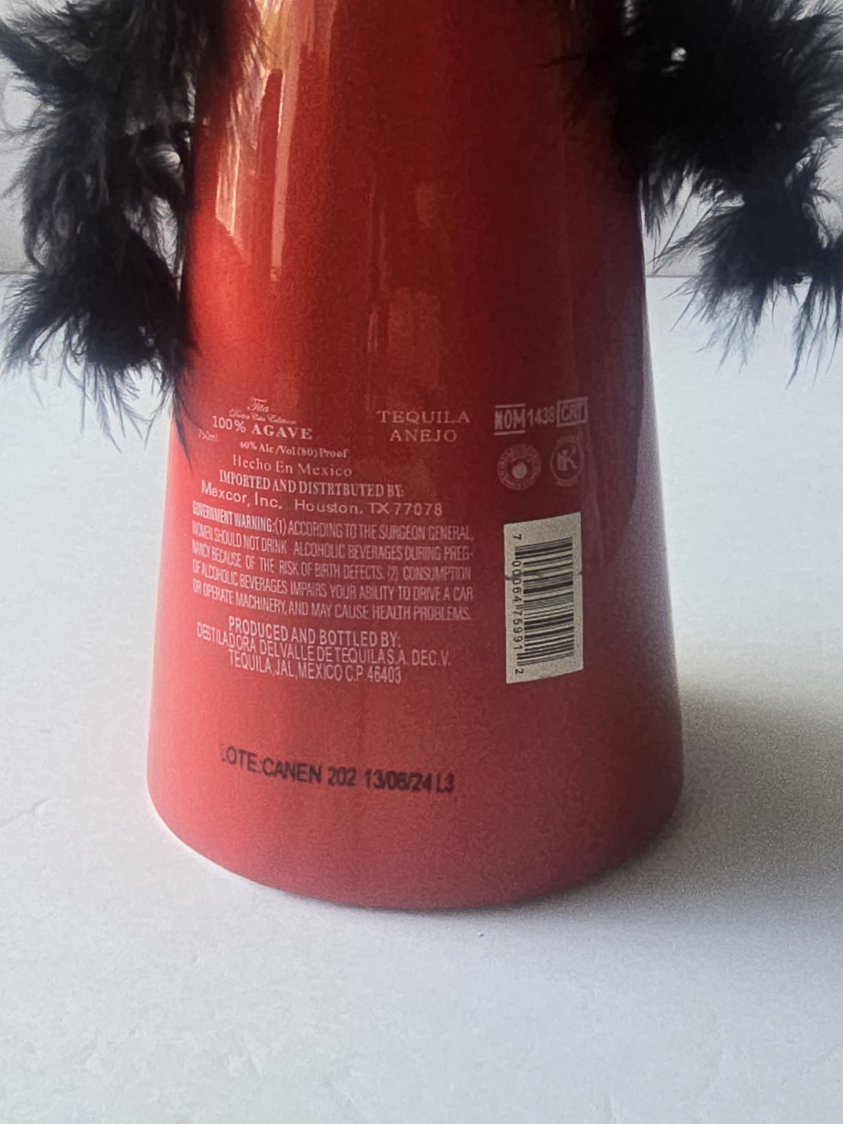 Doña Celia Tequila Catrina Ceramic Bottle Día de Muertos Empty Rare