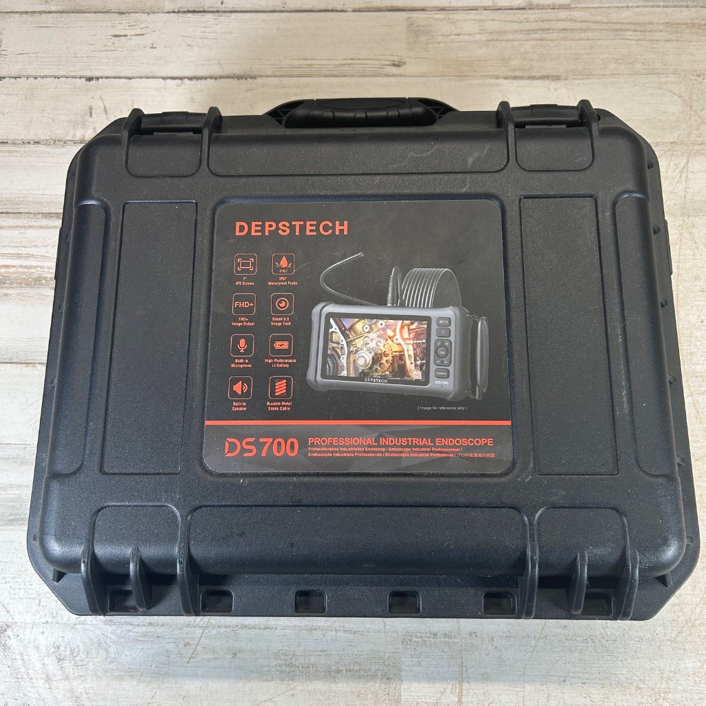 Depstech DS700 Professional Industrial Endoscope 7" FHD+ IP67 Hard Case