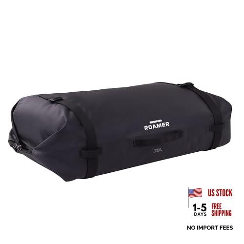 Oxford Roamer 30L Roll Bag | Waterproof Motorcycle Luggage, Black 30l
