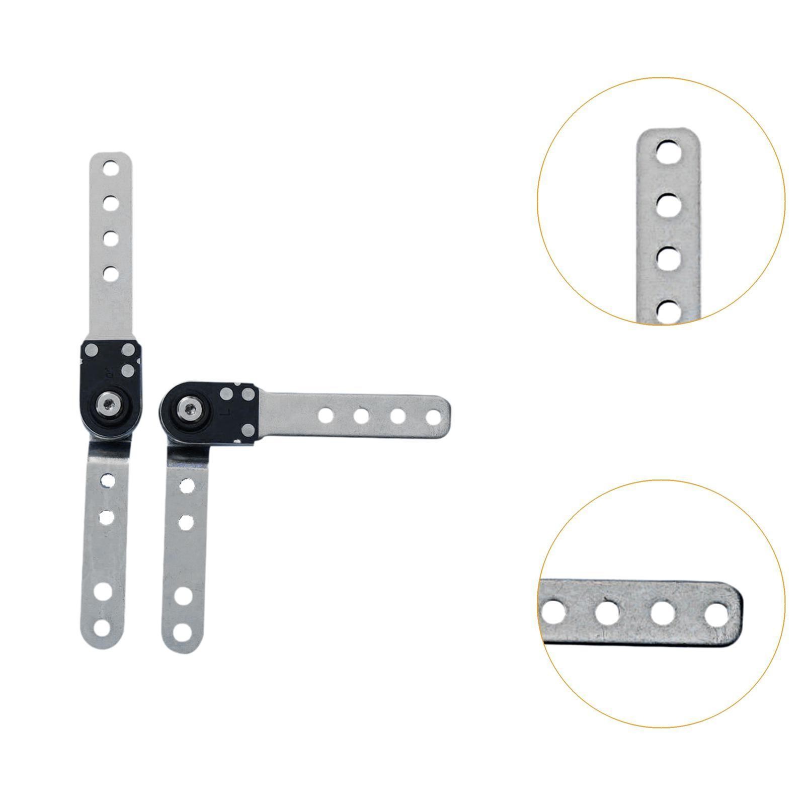 2x Sofa Hinge Hardware 90 to 180 Degree Replacement Easy to Install Ergonomic
