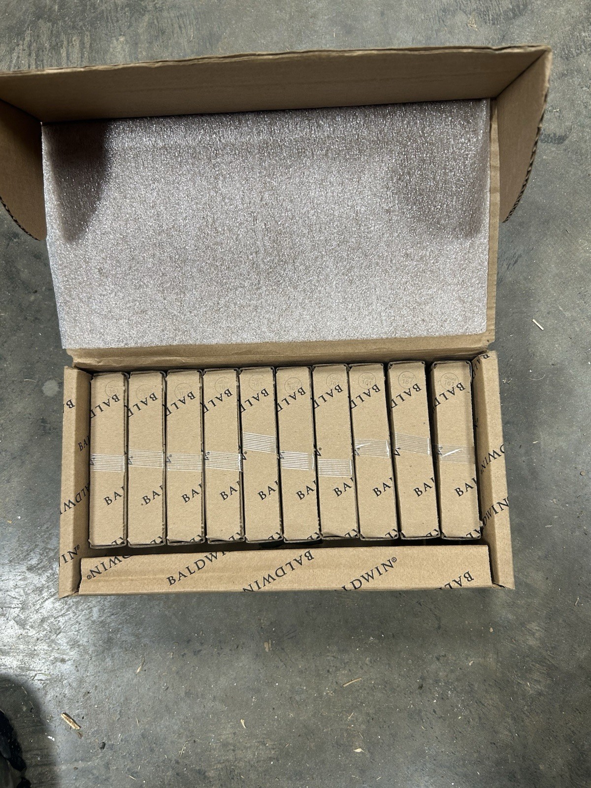 Baldwin 1040.031.I Hinge Brass 4" x 4"