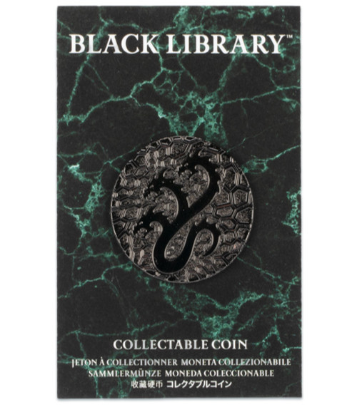 Black Library Collectible Coin-Aplha Legion-Chaos Space Marine-Warhammer 40k-AoS