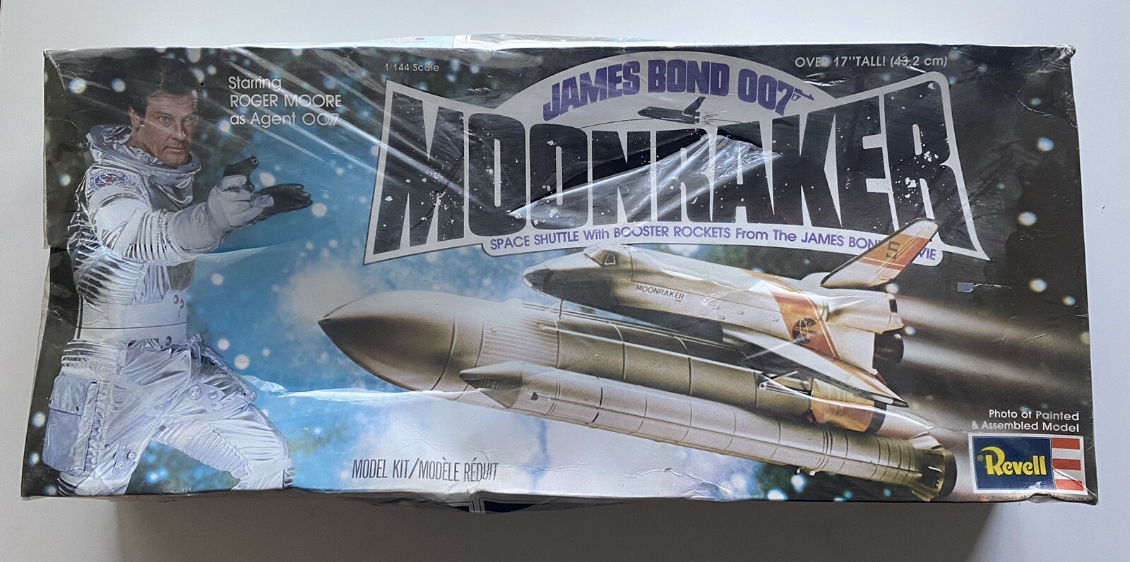 SEALED Vintage 1979 Moonraker Space Shuttle 1/144 Scale #4705 REVELL James Bond
