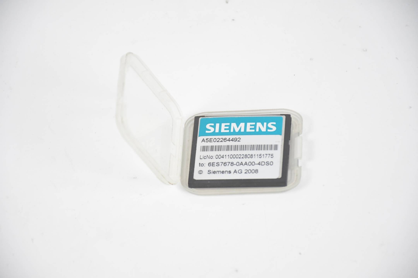 Siemens Compact Flash Card 4GB 6ES7678-0AA00-4DS0 ( 6ES7 678-0AA00-4DS0 )