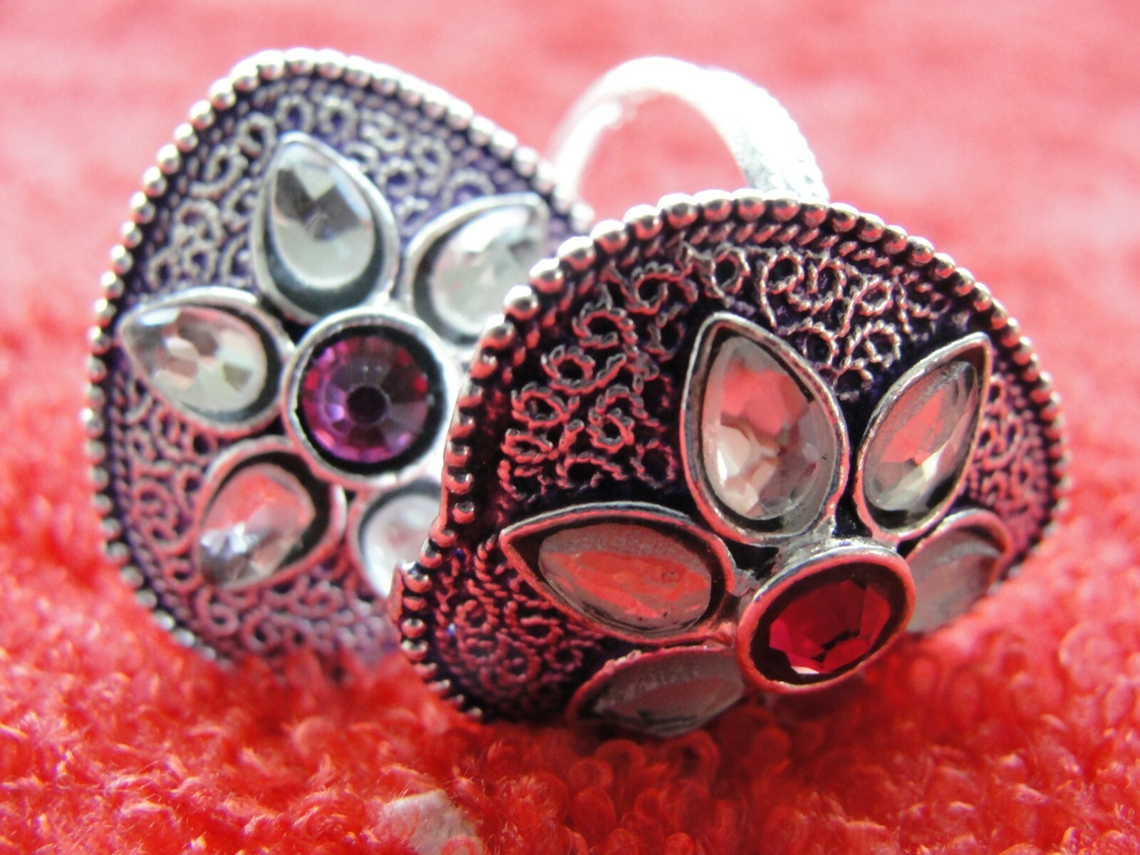 925 Solid Sterling Silver Toe Ring Pair Indian Bichiya Pair ADJUSTABLE FREE SHIP