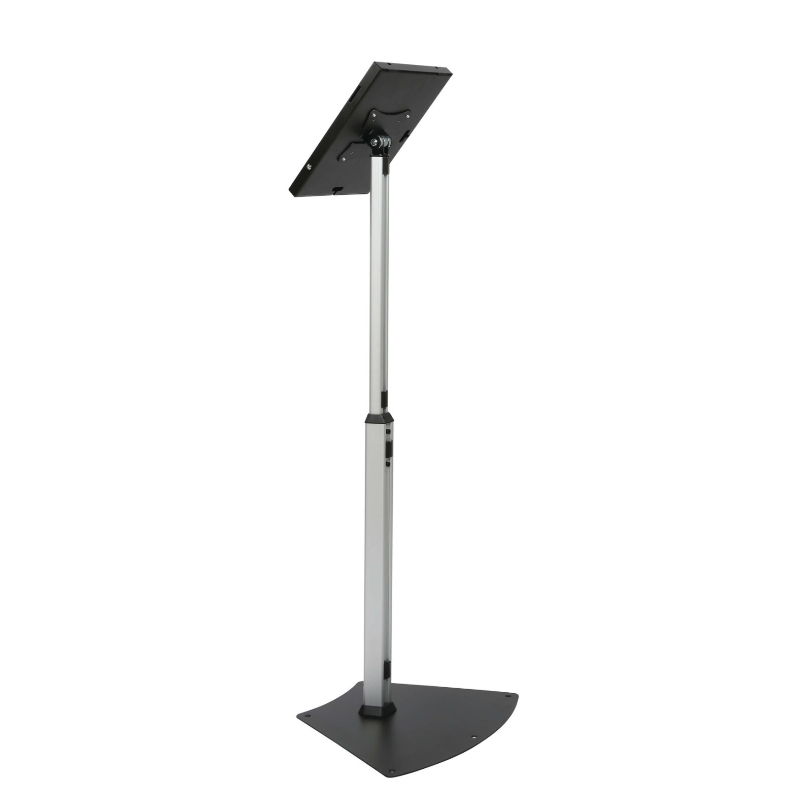 Floor Standing Lockable Secure Tablet Kiosk Adjustable Height with 90? Tilt