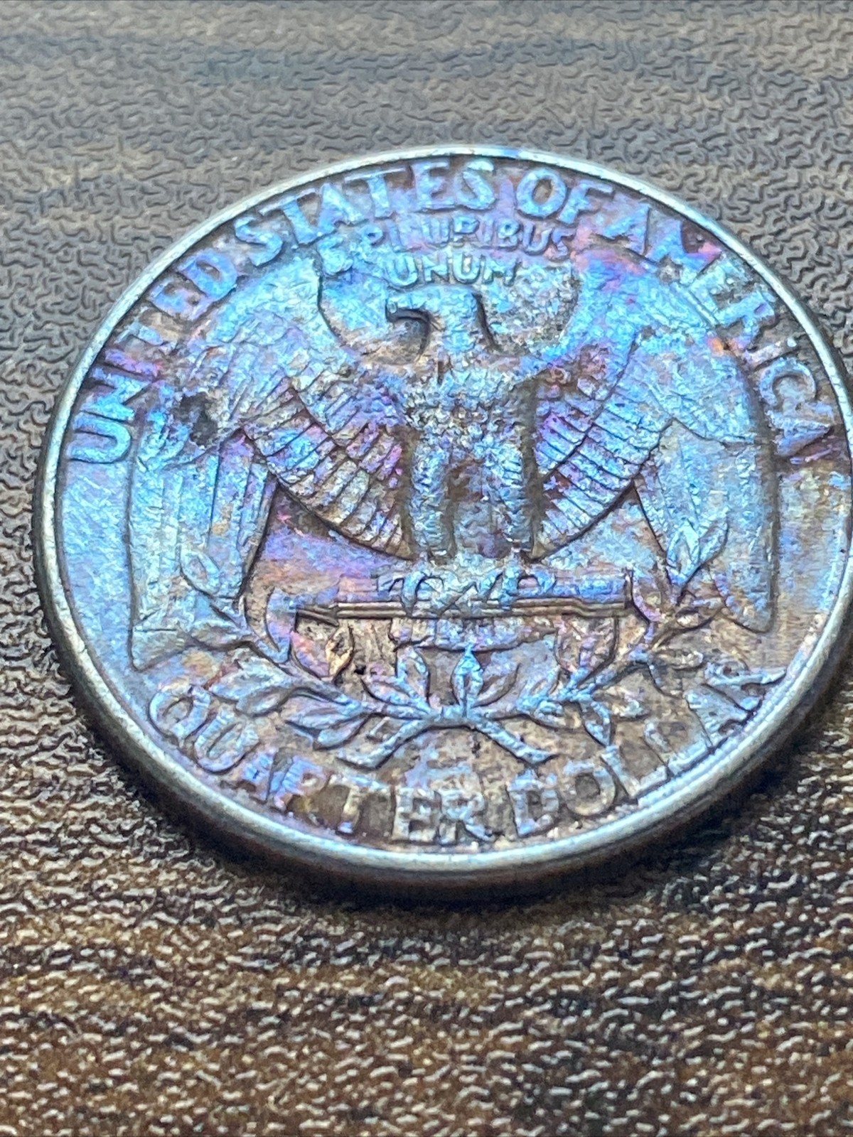 1994 P Washington Quarter Actual Coin Phenomenal One-of-a-kind Blue Tone! TK5233