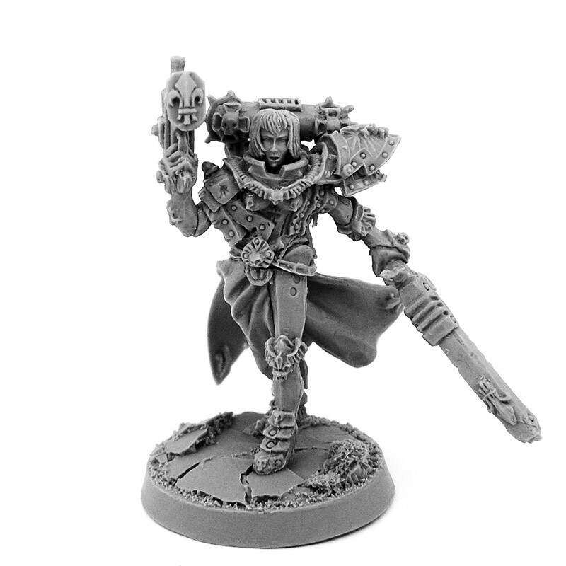 Warhame Exclusive Sister Sororita With Gun and Chansword 28mm Sisters of Battle