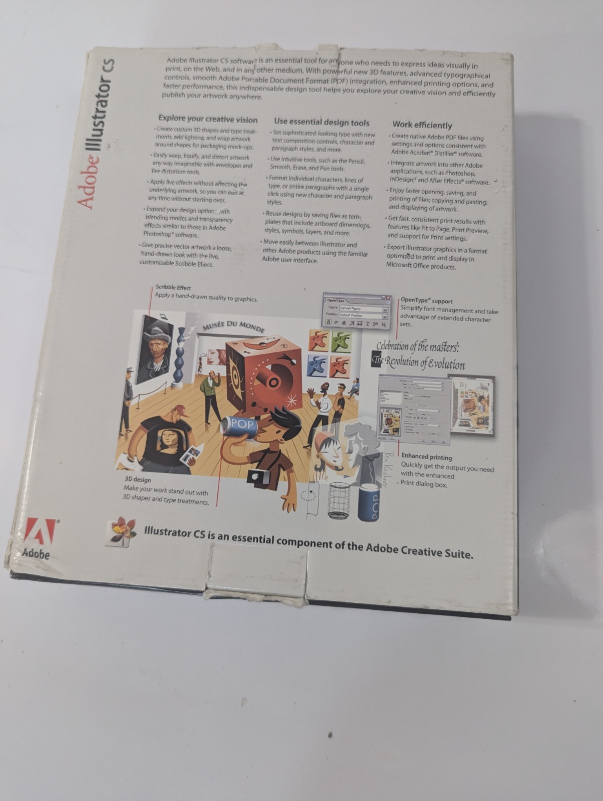 New 2003 Adobe Illustrator CS for WINDOWS PC / Two CD