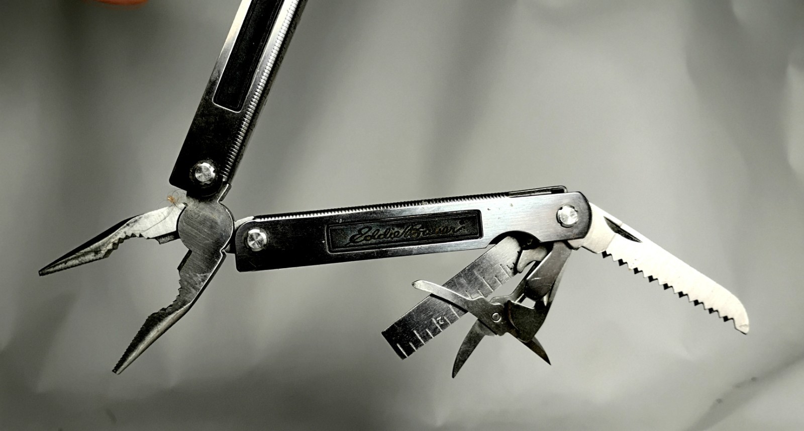 Eddie Bauer Multi-Tool - Stainless - Lock Lever - Very Good Condition