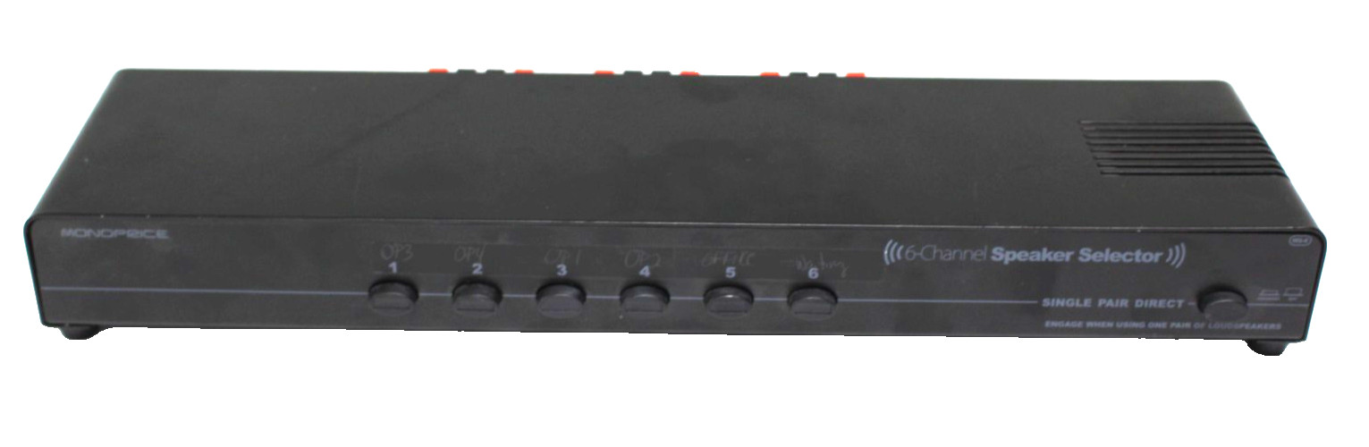 MONOPRICE 6-Channel Speaker Selector  #R7974