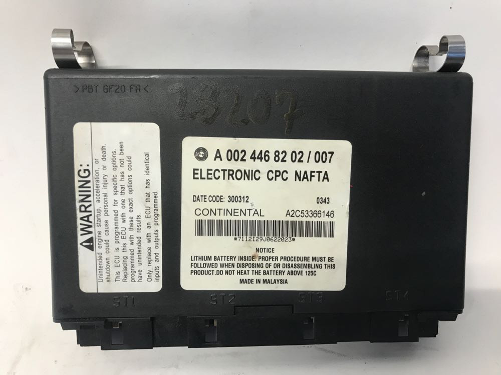 2015 Common Powertrain Control Module A0024468202 for Detroit Diesel (586-10160)