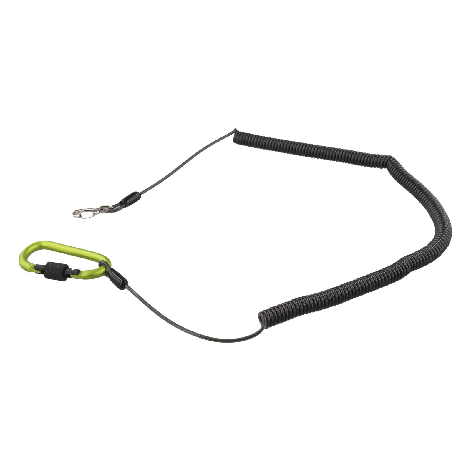 Telescopic Fishing Lanyard Coiled Safety Lanyard 25KG Load Bearing Camping Gear