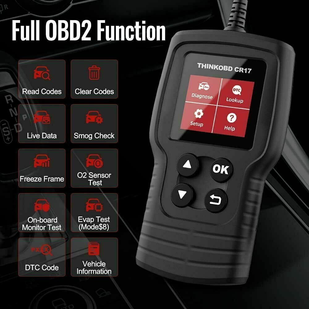 Thinkcar CR17 OBD2 Automotive Diagnostic Tool Engine Fault Code Check Scanner