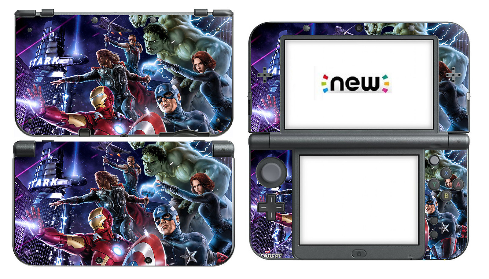 260 Vinyl Decal Skin Sticker Game for Nintendo New 3DS XL 2015