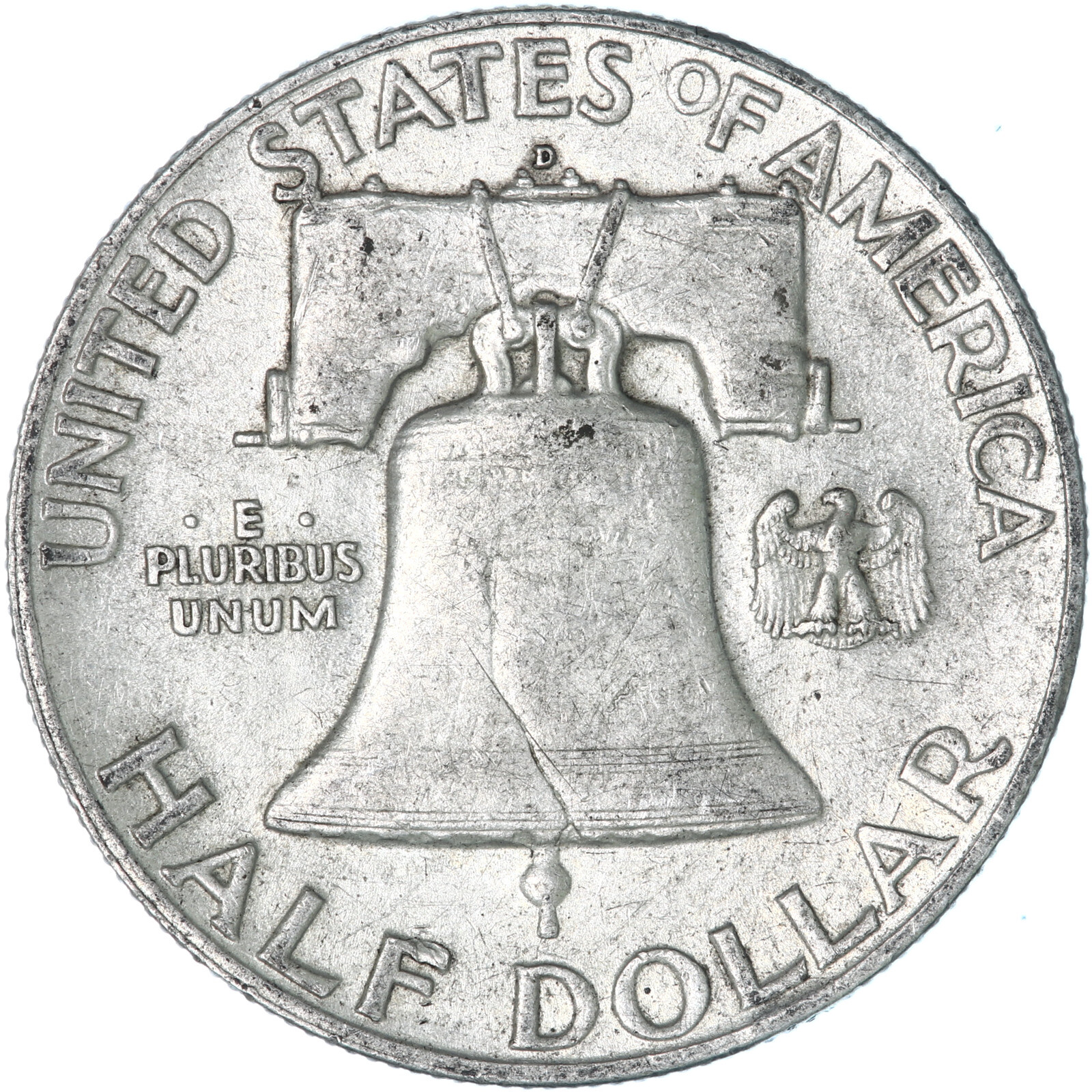 1949 D Franklin Half Dollar 90% Silver Extra Fine XF
