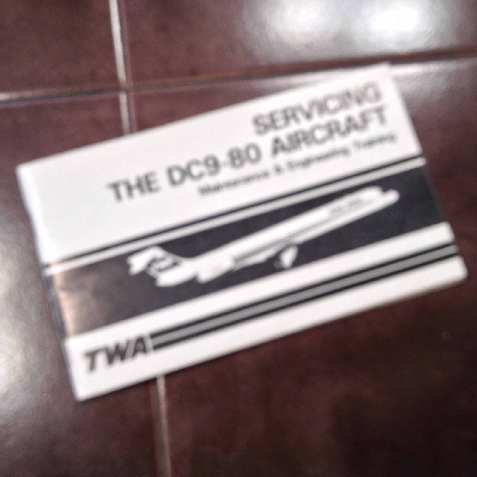 TWA "Servicing the DC9-80 Aircraft" by Maintenance & Engineering Dept.