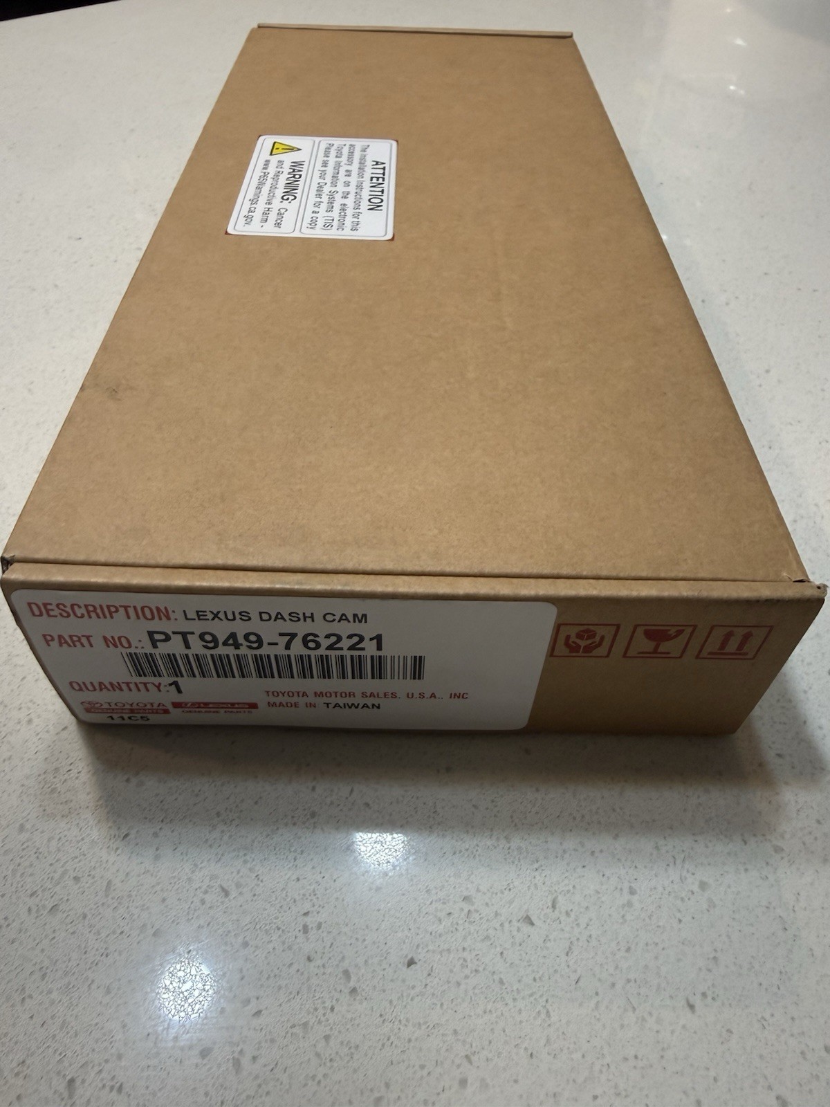 NEW FACTORY LEXUS DASHCAM PT949-76221 2024-2026 TX GX550 RZ 2022-2026 LX