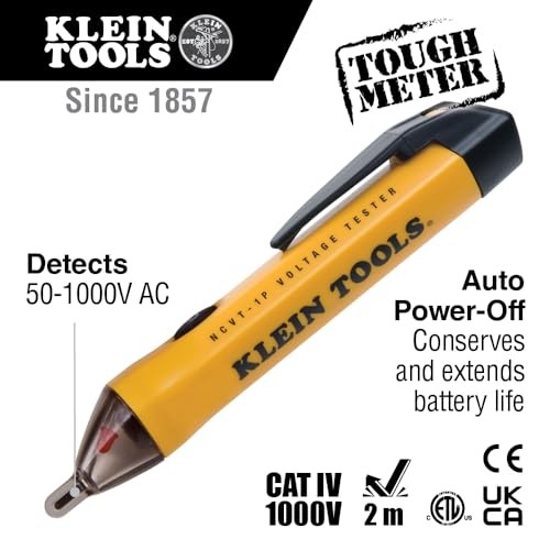 Klein Tools 80077 Voltage Test Kit, Electronic AC/DC Tester, GFCI Outlet