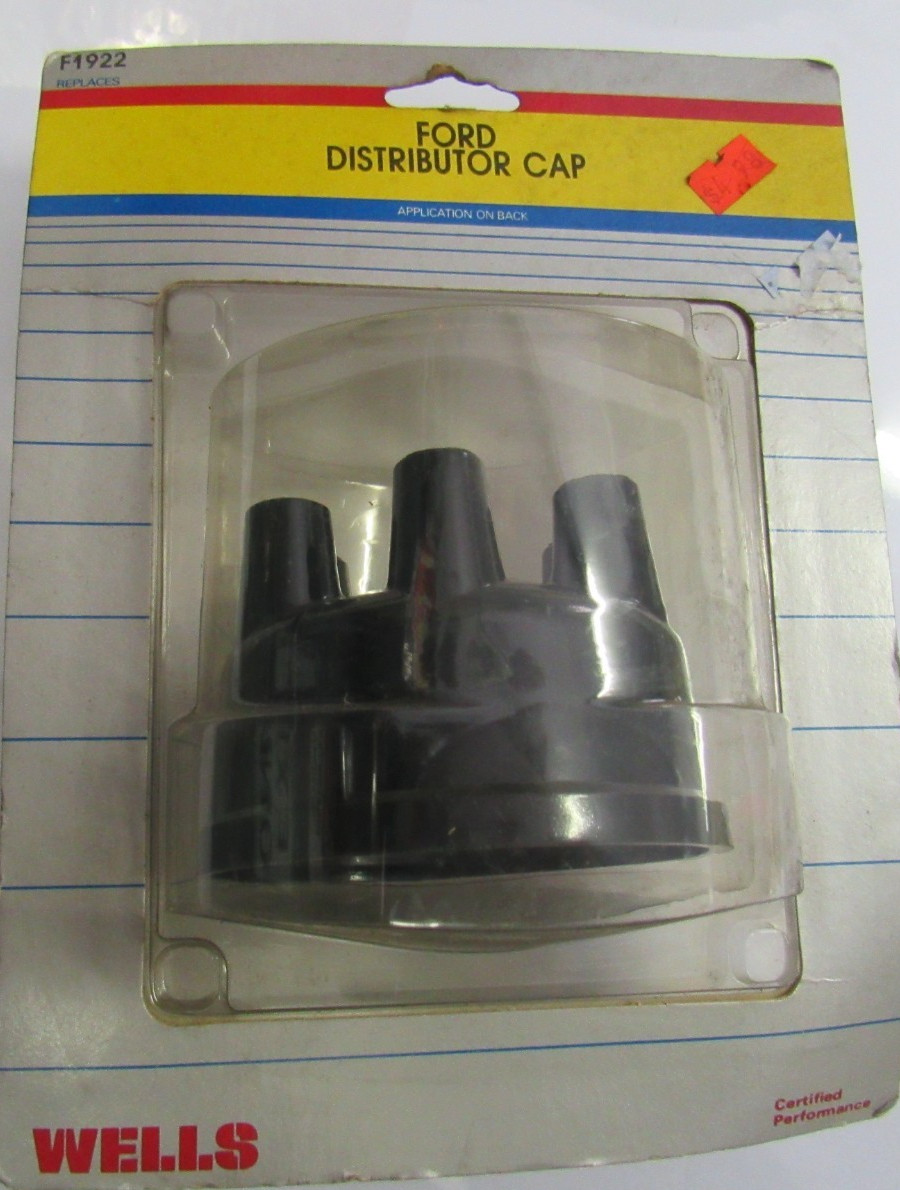 New WELLS Ford Distributor Cap F1922  Bronco Comet Falcon Mustang Mercury 6 CYL
