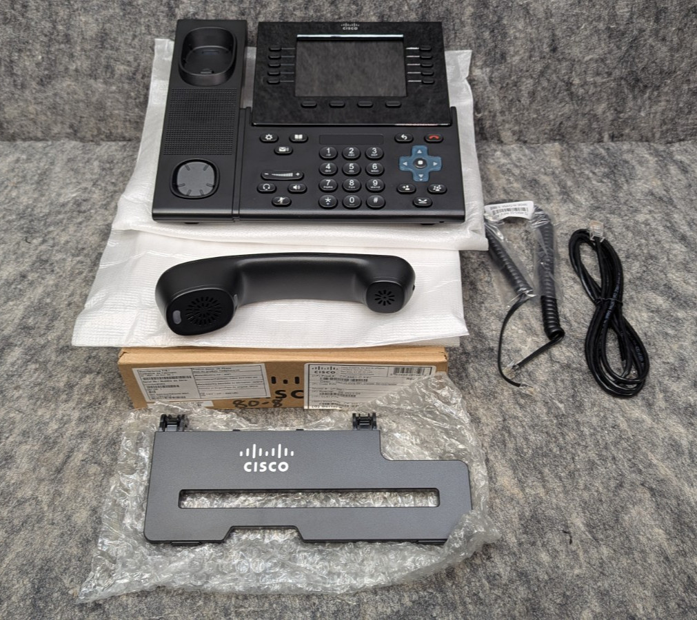 🔥5 New🔥 CISCO 8961 Unified IP Phone with Handset & Stand Cisco CP-8961-CL-K9