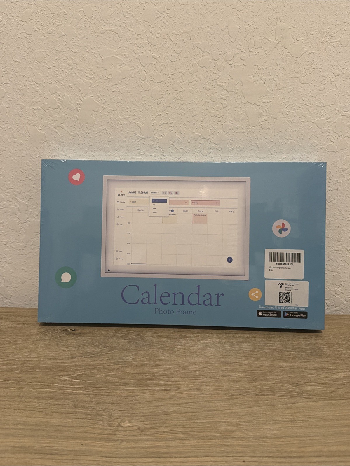 Smart Digital Calendar 10.1" HD Smart Touch Screen  Interactive Black