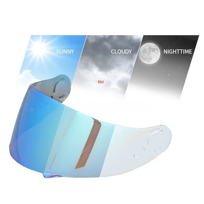 Photochromic Revo Visor Lens For SHOEI GT Air GT Air2 Neotec CNS-1 TC-5 TC-9