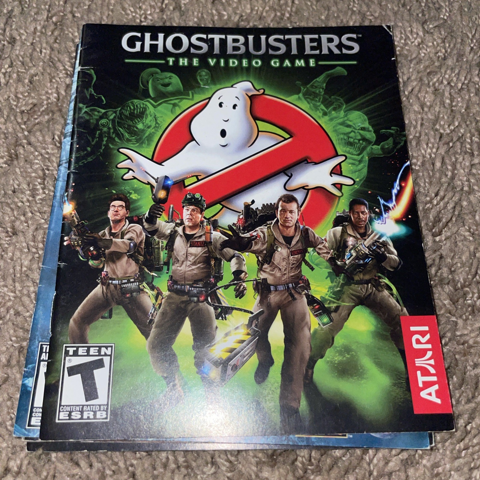 Ghostbusters ORIGINAL REPLACEMENT PlayStation 3 MANUAL PS3 Instruction Booklet