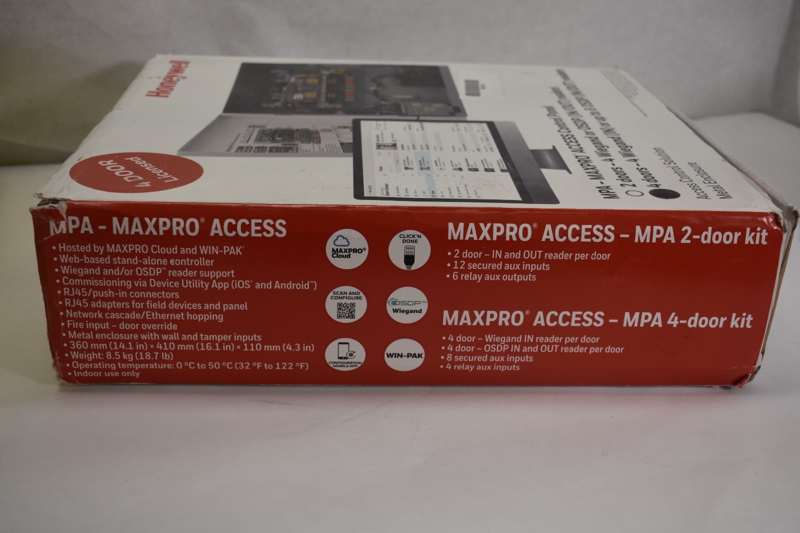 Honeywell MPA4MPSU Maxpro Access 4 Door Controller & Enclosure MPA-MAXPRO New
