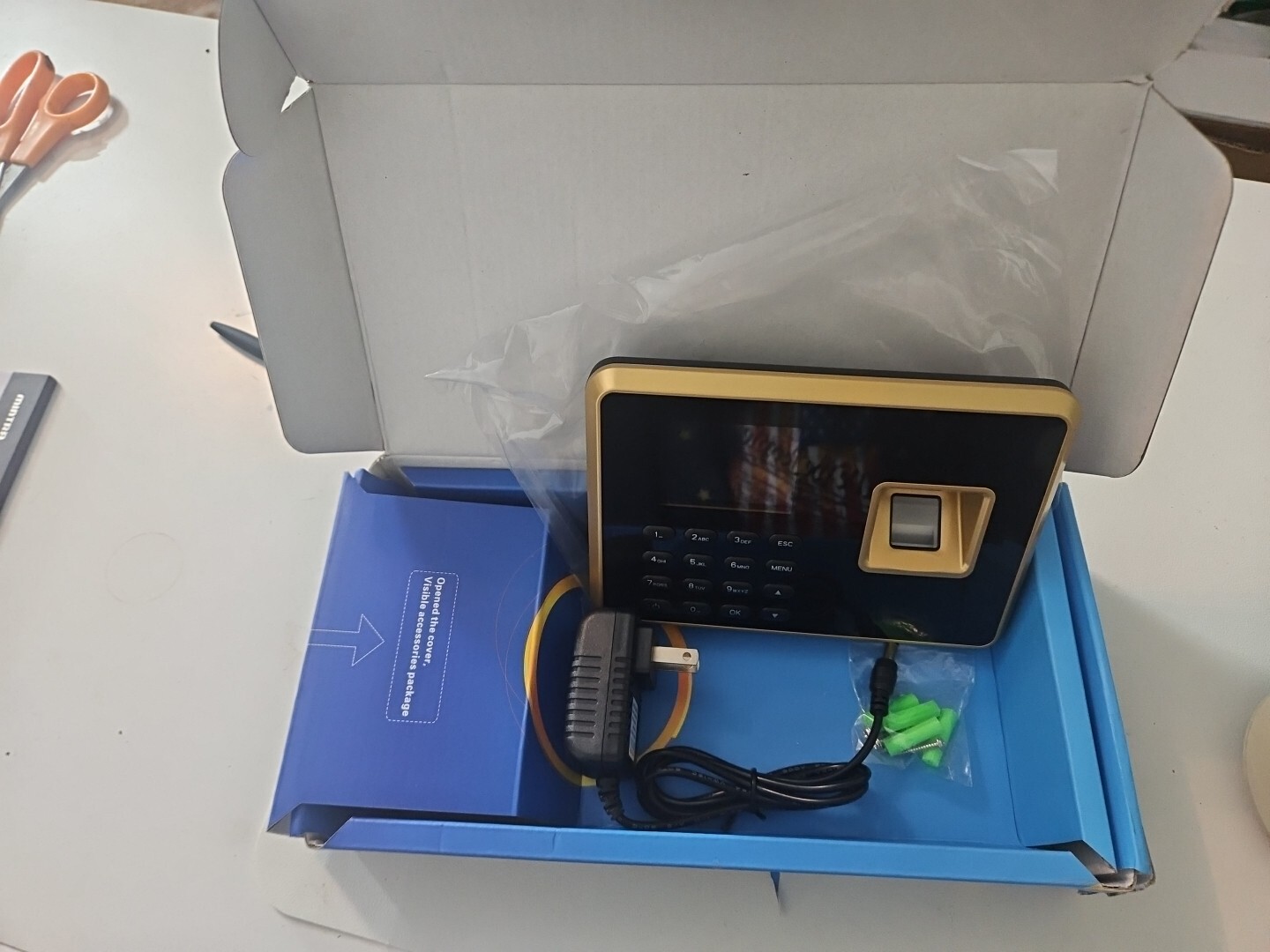 Stand - Alone Fingerprint Time Clock / Attendance For Small Business OPEN BOX