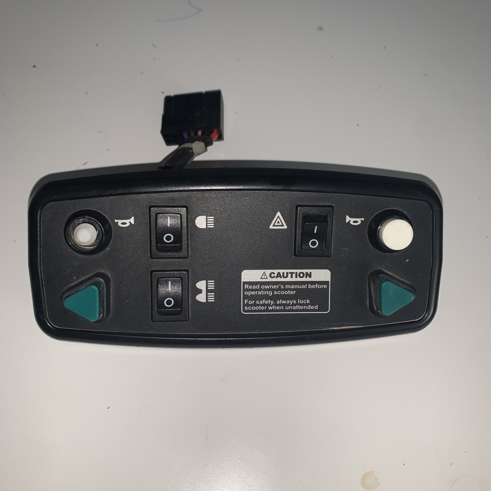 Tiller Head Dashboard With Triangle Buttons For A Pride Mobility Scooter ABC91