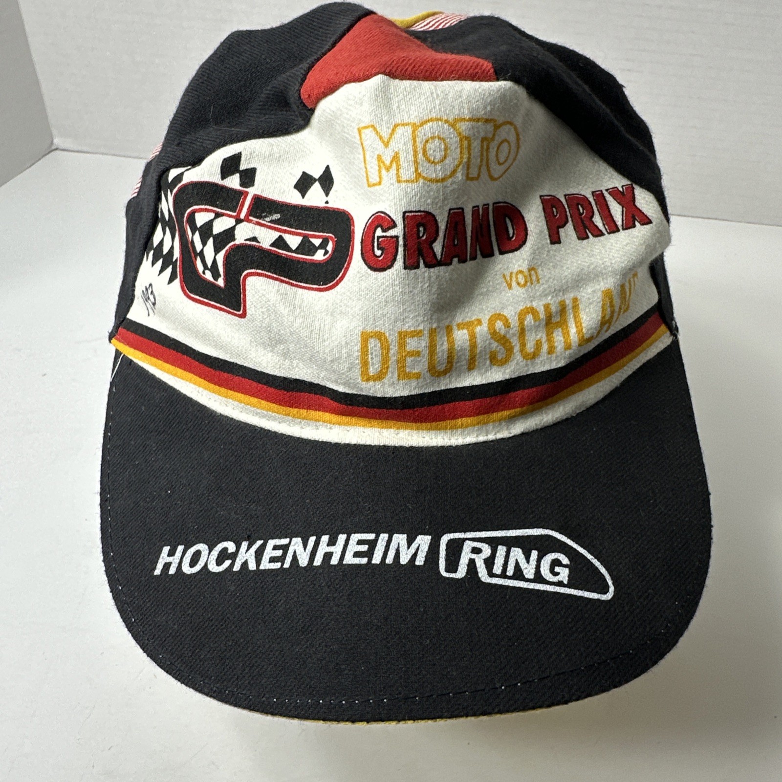 Vintage 1993 German Grand Prix Cycling Cap Hockenheimring Moto GP Germany