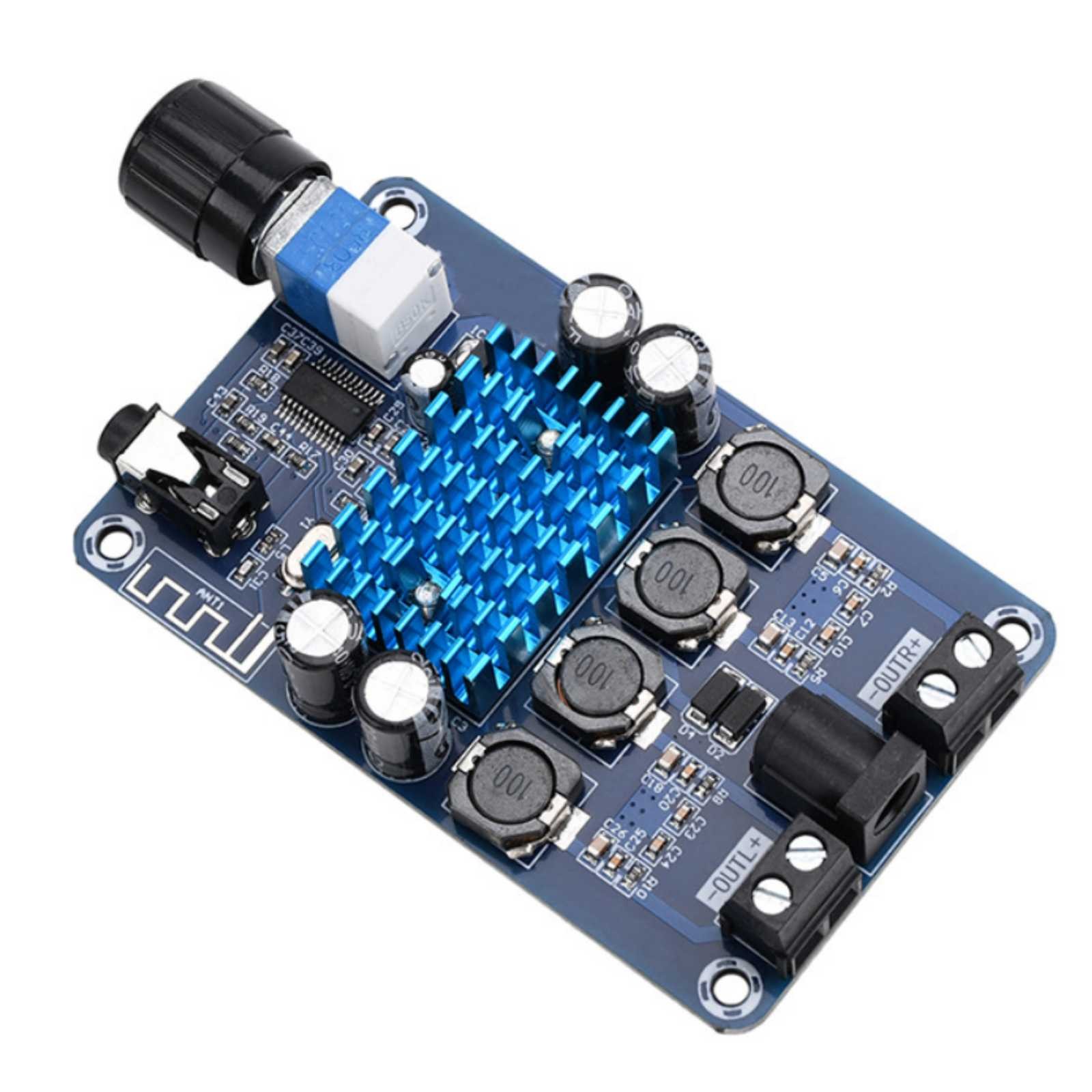 2-4 Ohm Digital Power Amplifier Board Class D Bluetooth 50W*2 Audio