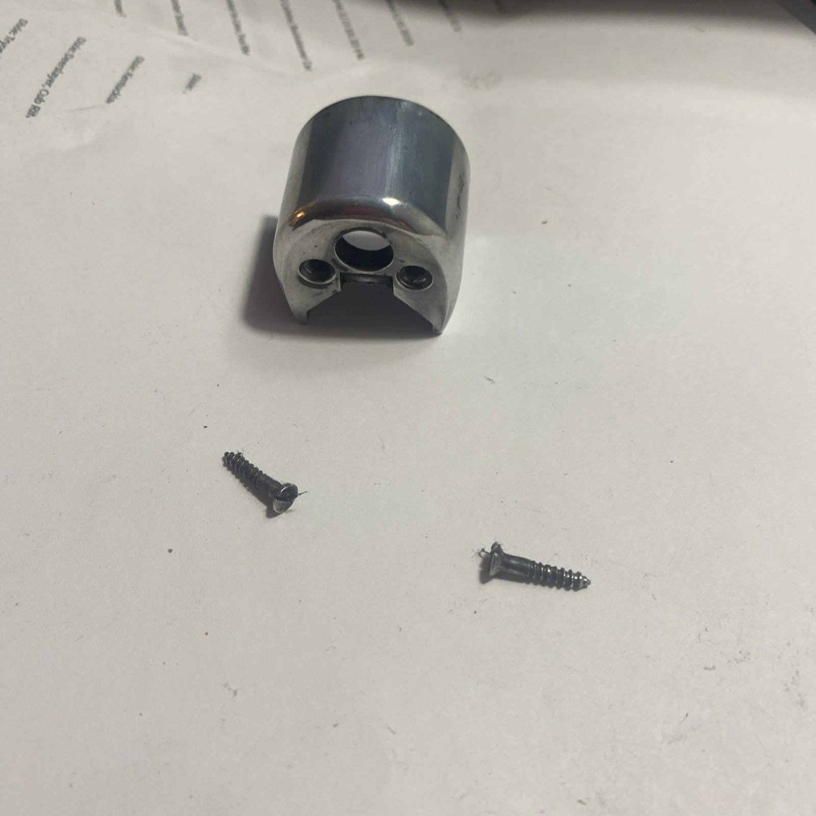 Black Powder CVA Mountain Rifle Pewter Nose Cap. Fits 15/16" Barrel