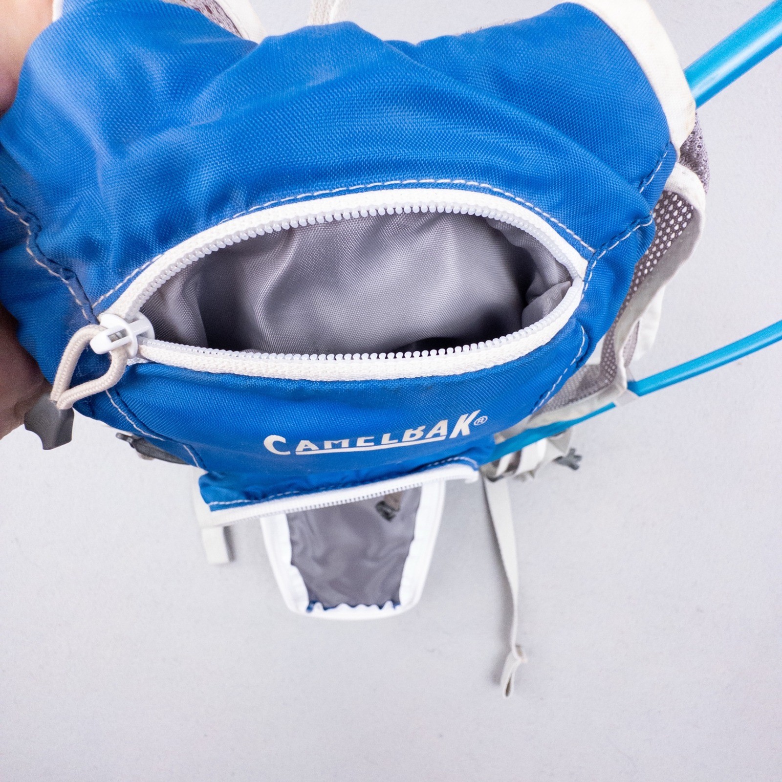 CamelBak Mini M.U.L.E. Kids Hydration Pack Blue Small Backpack with Bladder