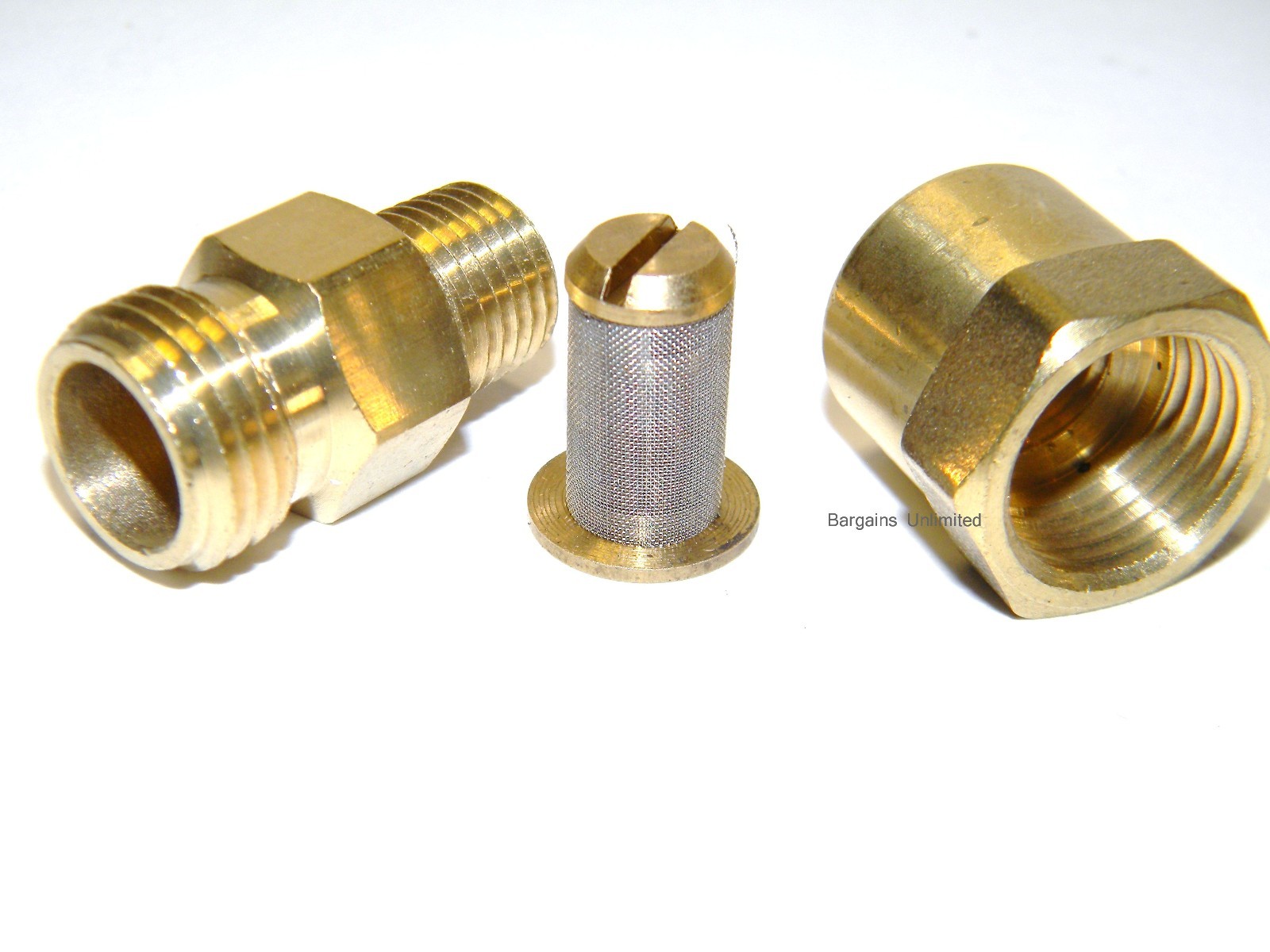 Carpet Cleaning 1/4" MxF Inline Strainer / Filter